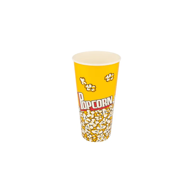 RÉCIPIENTS POUR POP-CORN 720 ML 230 +20 PE G/M2 Ø 9,5/6,5x17,7 CM CARTON (1000 UNITÉ) RÉCIPIENTS POUR POP-CORN 720 ML 230 +20 PE G/M2 Ø 9,5/6,5x17,7 CM CARTON (1000 UNITÉ)