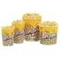 RÉCIPIENTS POUR POP-CORN 1920 ML 260 +20 PE G/M2 Ø 13,3/10x19,5 CM CARTON (500 UNITÉ) RÉCIPIENTS POUR POP-CORN