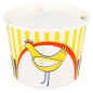 CONTAINERS POULET + COUVERCLES 1920 ML 13PE + 320 +18PE G/M2 Ø 16,8/13,9x12,3 CM BLANC CARTON (300 UNITÉ) CONTAINERS POULET + COUVERCLES