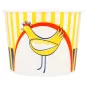 CONTAINERS POULET + COUVERCLES 1920 ML 13PE + 320 +18PE G/M2 Ø 16,8/13,9x12,3 CM BLANC CARTON (300 UNITÉ) CONTAINERS POULET + COUVERCLES