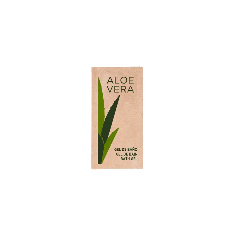 SACHETS GEL BAIN ALOE VERA 10 ML 5x10 CM (1000 UNITÉ)