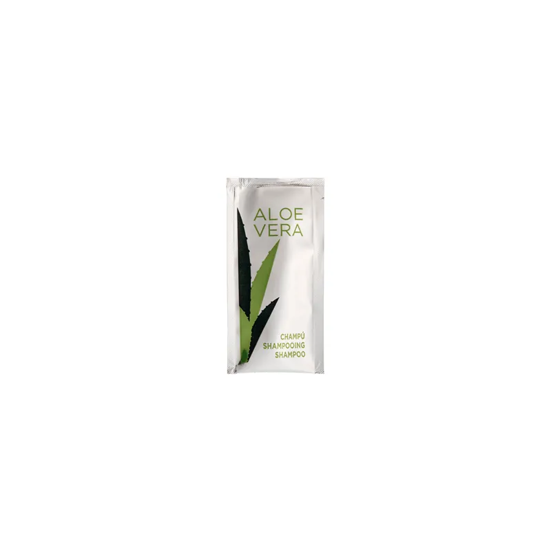 SACHETS SHAMPOOING ALOE VERA 10 ML 5x10 CM (1000 UNITÉ) SACHETS SHAMPOOING ALOE VERA 10 ML 5x10 CM (1000 UNITÉ)