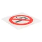 PLAQUE AUTO-ADHESIVE - DÉFENSE DE FUMER