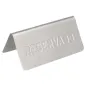 PLAQUE DE TABLE "RESERVADO"