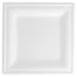 ASSIETTES CARRÉES BIONIC 16x16x1 CM BLANC BAGASSE (1000 UNITÉ) ASSIETTES CARRÉES