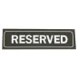 PLAQUE DE TABLE "RESERVED"