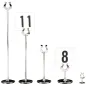 PINCE POUR NUMÉROS DE TABLE Ø7,2x19,5 (h) CM ARGENTE INOX (1 UNITÉ) PINCE POUR NUMÉROS DE TABLE
