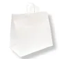 SACS SOS TRAITEUR AVEC ANSES 90 G/M2 36+21x33,5 CM BLANC CELLULOSE (250 UNITÉ) SACS SOS TRAITEUR AVEC ANSES