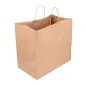 SACS SOS TRAITEUR AVEC ANSES 90 G/M2 36+21x33,5 CM NATUREL KRAFT (250 UNITÉ) SACS SOS TRAITEUR AVEC ANSES