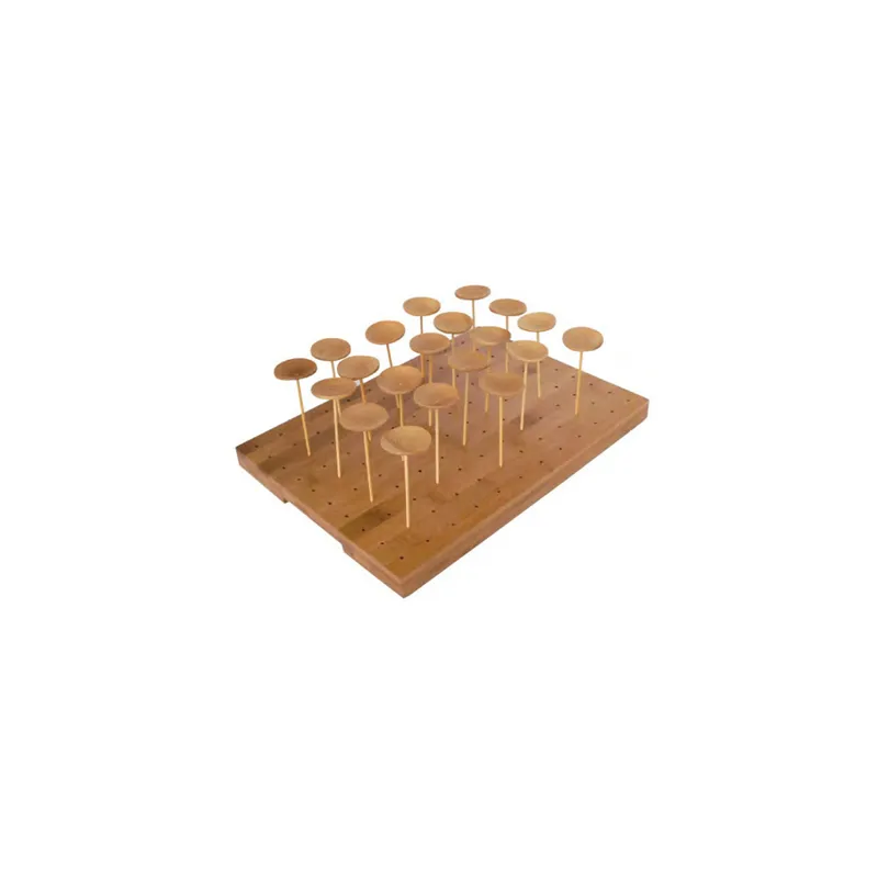 PLATEAU POUR 120 PIQUES BAMBOO 25x30x1,3 CM NATUREL BAMBOU (1 UNITÉ) PLATEAU POUR 120 PIQUES BAMBOO 25x30x1,3 CM NATUREL BAMBOU (1 UNITÉ)