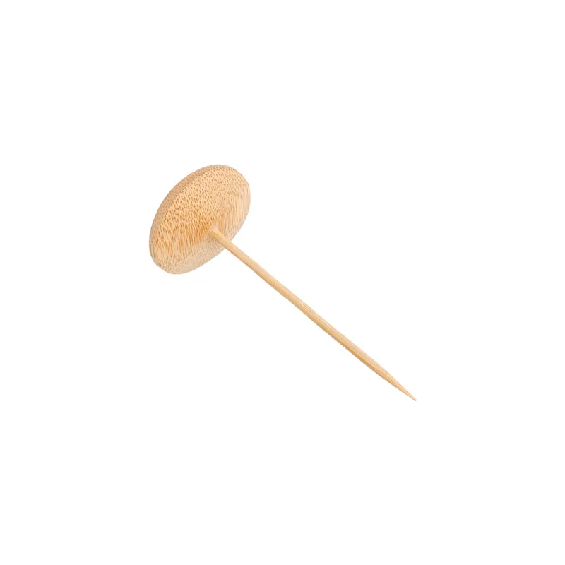 24 U. MINI-ASSIETTES AVEC PIQUE BAMBOO  Ø 4x10 CM NATUREL BAMBOU (1 UNITÉ)