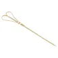 PIQUES "COEUR" BAMBOO 15 (h) CM NATUREL BAMBOU (100 UNITÉ) PIQUES "COEUR"
