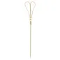 PIQUES "COEUR" BAMBOO 15 (h) CM NATUREL BAMBOU (100 UNITÉ) PIQUES "COEUR"