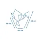 MUFFIN CUPS TULIP