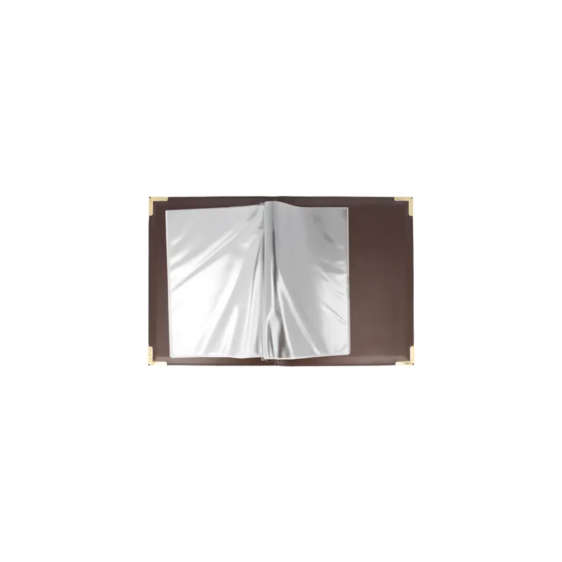 PORTE MENU DIN-A5 MULTIMENU  19x24,5 CM MARRON PVC (1 UNITÉ)