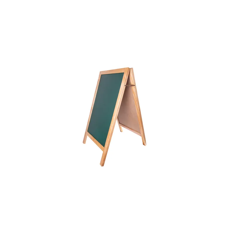 ARDOISE EN ANGLE 2 FACES   65x80x115 CM VERT BOIS (1 UNITÉ)
