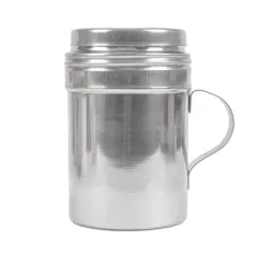 SAUPOUDREUSE ÉPICES AVEC ANSE  295 ML Ø 7x11 CM ARGENTE INOX (1 UNITÉ)