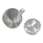 SAUPOUDREUSE ÉPICES AVEC ANSE 295 ML Ø 7x11 CM ARGENTE INOX (1 UNITÉ) SAUPOUDREUSE ÉPICES AVEC ANSE