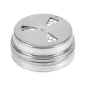 SAUPOUDREUSE ÉPICES AVEC ANSE 295 ML Ø 7x11 CM ARGENTE INOX (1 UNITÉ) SAUPOUDREUSE ÉPICES AVEC ANSE