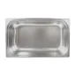 BAC GASTRONOME 1/1 19,1 L 53x33x15 CM ARGENTE INOX (1 UNITÉ) BAC GASTRONOME 1/1