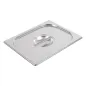 COUVERCLE 1/2 POUR RÉFÉRENCE 181.67/68 32,3x26,5 CM ARGENTE INOX (1 UNITÉ) COUVERCLE 1/2 POUR RÉFÉRENCE 181.67/68