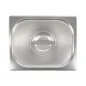 COUVERCLE 1/2 POUR RÉFÉRENCE 181.67/68 32,3x26,5 CM ARGENTE INOX (1 UNITÉ) COUVERCLE 1/2 POUR RÉFÉRENCE 181.67/68