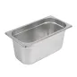 BAC GASTRONOME 1/3 4,9 L 32,5x17,5x15 CM ARGENTE INOX (1 UNITÉ) BAC GASTRONOME 1/3
