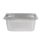 BAC GASTRONOME 1/3 4,9 L 32,5x17,5x15 CM ARGENTE INOX (1 UNITÉ) BAC GASTRONOME 1/3