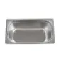 BAC GASTRONOME 1/3 4,9 L 32,5x17,5x15 CM ARGENTE INOX (1 UNITÉ) BAC GASTRONOME 1/3