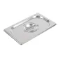 COUVERCLE 1/4 POUR RÉFÉRENCE 181.73 26,5x16 CM ARGENTE INOX (1 UNITÉ) COUVERCLE 1/4 POUR RÉFÉRENCE 181.73