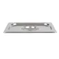 COUVERCLE 1/4 POUR RÉFÉRENCE 181.73 26,5x16 CM ARGENTE INOX (1 UNITÉ) COUVERCLE 1/4 POUR RÉFÉRENCE 181.73