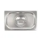 COUVERCLE 1/4 POUR RÉFÉRENCE 181.73 26,5x16 CM ARGENTE INOX (1 UNITÉ) COUVERCLE 1/4 POUR RÉFÉRENCE 181.73