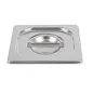 COUVERCLE 1/6 POUR RÉFÉRENCE 181.75 17,6x16 CM ARGENTE INOX (1 UNITÉ) COUVERCLE 1/6 POUR RÉFÉRENCE 181.75