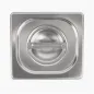 COUVERCLE 1/6 POUR RÉFÉRENCE 181.75 17,6x16 CM ARGENTE INOX (1 UNITÉ) COUVERCLE 1/6 POUR RÉFÉRENCE 181.75