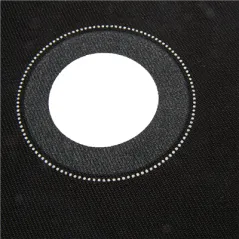 12 U. TORCHONS EN ROULEAU 'CUBI-DRAP' 40x40 CM NOIR COTON (1 UNITÉ)
