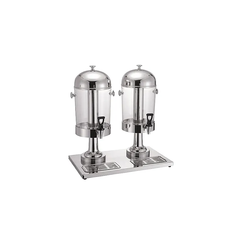 DISTRIBUTEUR DE JUS  2x8 L 56x35x59CM ARGENTE INOX (1 UNITÉ)