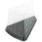 300 U. RÉCIPIENTS TRIANGULAIRES GÂTEAUX 12,4x8,75x8,2CM TRANSPARENT PET (300 UNITÉ) 300 U. RÉCIPIENTS TRIANGULAIRES GÂTEAUX