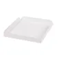 CARRÉS RAINÉS 11x11+2 CM BLANC CARTON (250 UNITÉ) CARRÉS RAINÉS