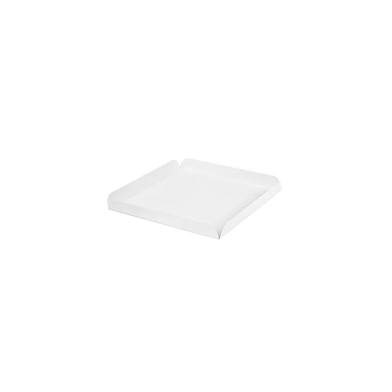 CARRÉS RAINÉS   15x15+2 CM BLANC CARTON (250 UNITÉ)