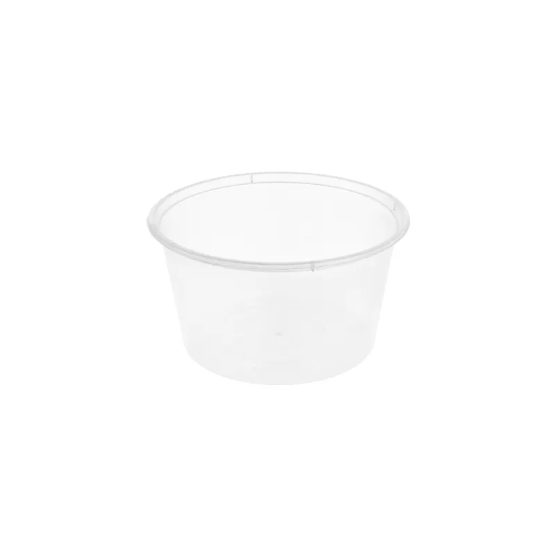 RÉCIPIENTS INJECTÉS MICRO-ONDABLES  475 ML Ø 11,5x6,5 CM TRANSPARENT PP (500 UNITÉ)