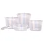 COUVERCLES POUR POTS 184.04/05/06/07/12 Ø 12 CM TRANSPARENT PP (500 UNITÉ) COUVERCLES POUR POTS 184.04/05/06/07/12
