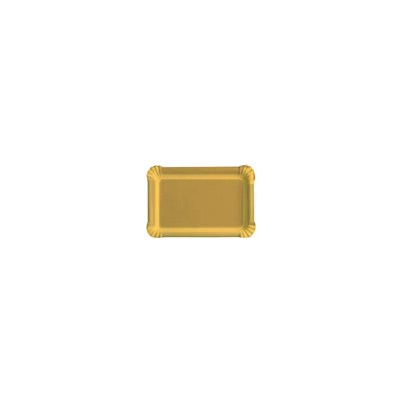 PLATEAUX RECTANGULAIRES 550 G/M2 10x16 CM OR CARTON (50 UNITÉ) PLATEAUX RECTANGULAIRES 550 G/M2 10x16 CM OR CARTON (50 UNITÉ)