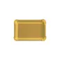 PLATEAUX RECTANGULAIRES 550 G/M2 10x16 CM OR CARTON (50 UNITÉ) PLATEAUX RECTANGULAIRES