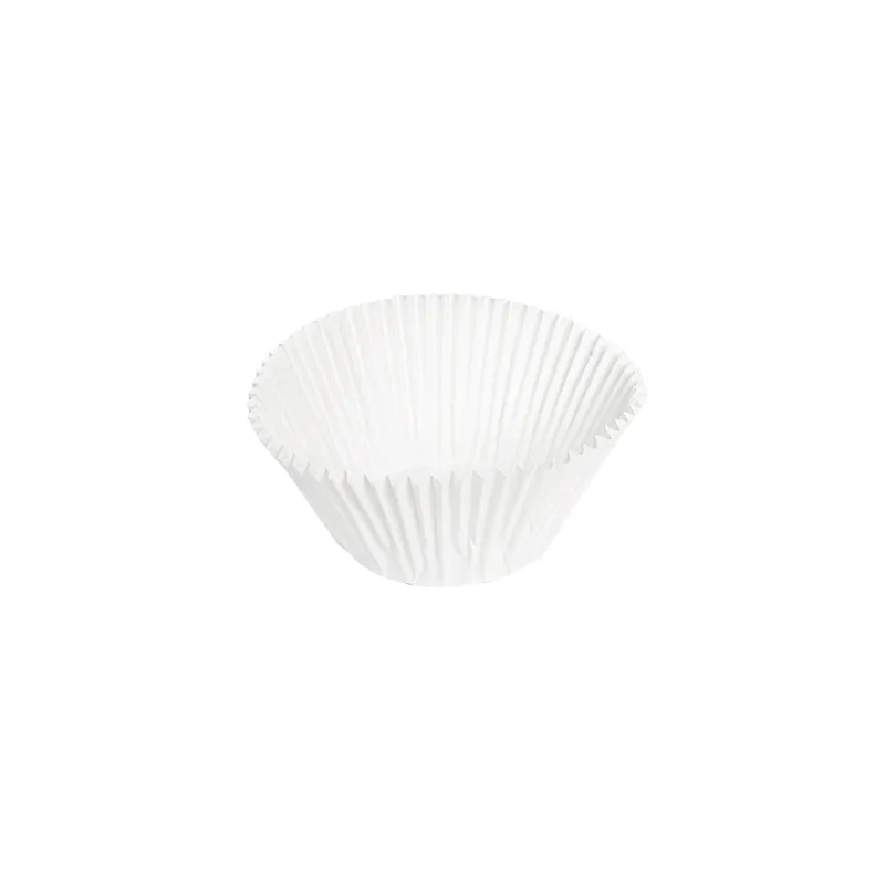 CAPSULES PETIT FOURS  50 G/M2 Ø 5,7x4,8 CM BLANC PARCH.INGRAISSABLE (500 UNITÉ)