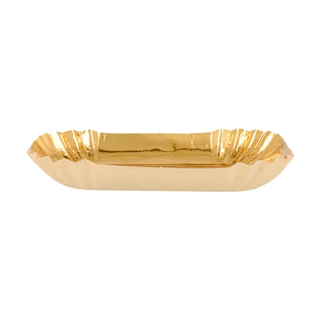 MINI PLATEAUX  325 G/M2 6,5x6,5 CM OR CARTON (100 UNITÉ)