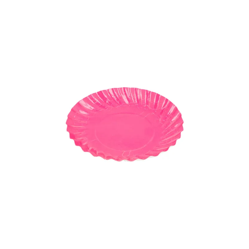 MINI PLATEAUX  380 G/M2 Ø 8,8 CM FUCHSIA CARTON (200 UNITÉ)