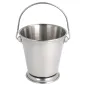 MINI SEAUX ARTINOX Ø 12x12 CM ARGENTE INOX (12 UNITÉ) MINI SEAUX