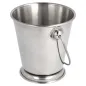 MINI SEAUX ARTINOX Ø 12x12 CM ARGENTE INOX (12 UNITÉ) MINI SEAUX
