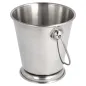 MINI SEAUX ARTINOX Ø 9x9 CM ARGENTE INOX (12 UNITÉ) MINI SEAUX