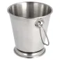 MINI SEAUX ARTINOX Ø 7x7 CM ARGENTE INOX (12 UNITÉ) MINI SEAUX